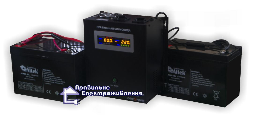 ДБЖ Logicpower LPY-W-PSW-2000VA+ (1400Вт, 24В)