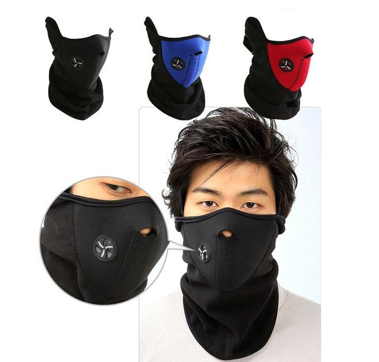 Флисовая защитная маска для лица, подбородка, шеи. - фото 2 - id-p137624198