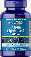 Alpha Lipoic Acid 200 мг Puritan's Pride, 100 капсул