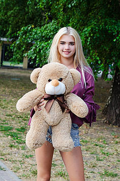 М'яка іграшка Ведмедик Рафаель 80 см Плюшева іграшка для коханої М'яка плюшева іграшка Ведмедик для дітей Мокко