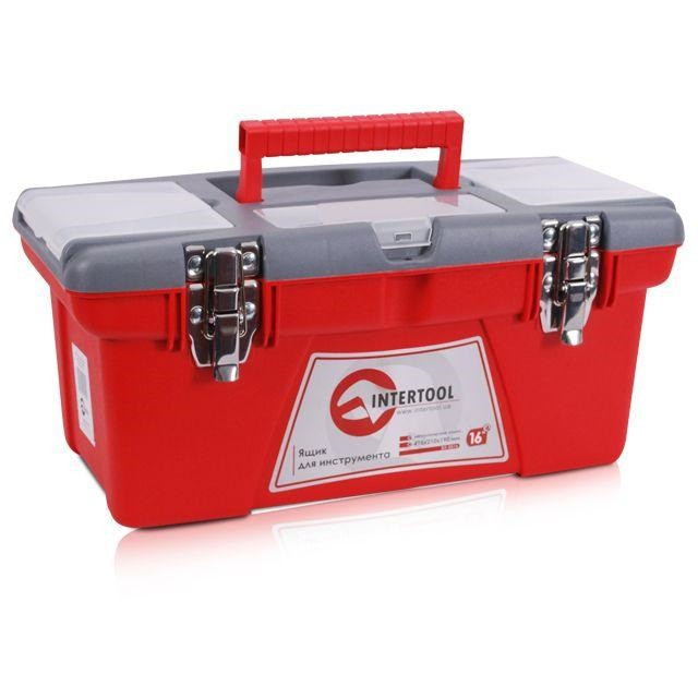 Ящик для инструмента с металлическими замками 16" Intertool BX-0516