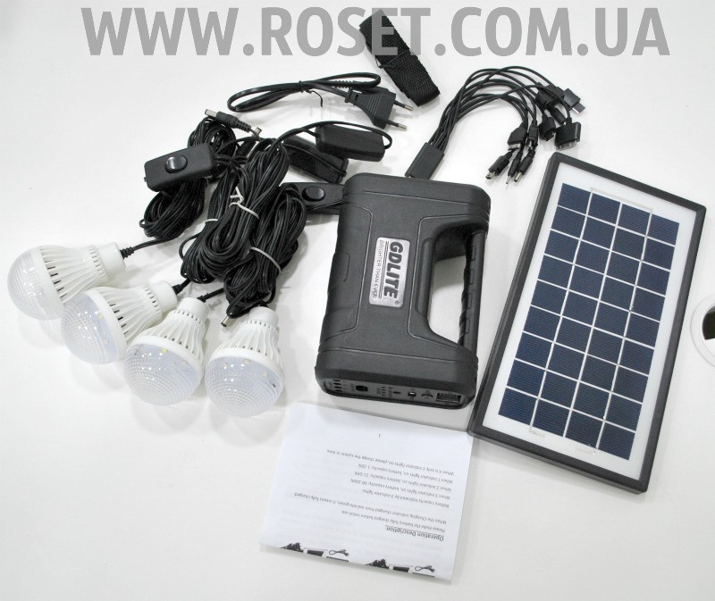 Солнечная система GDLITE GD-8038 Solar Lighting System - фото 7 - id-p816893636