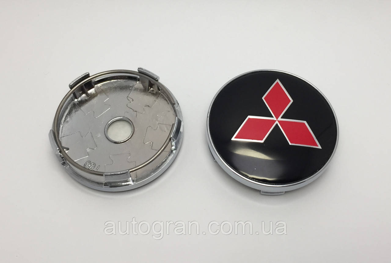 Ковпачки заглушки легкосплавних дисків Mitsubishi 60 мм