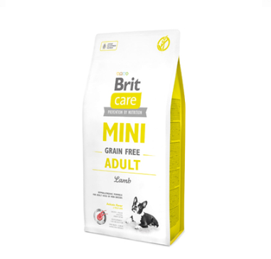 Сухий корм для дорослих собак маленьких порід Brit Care Mini Grain Free Adult 7 кг