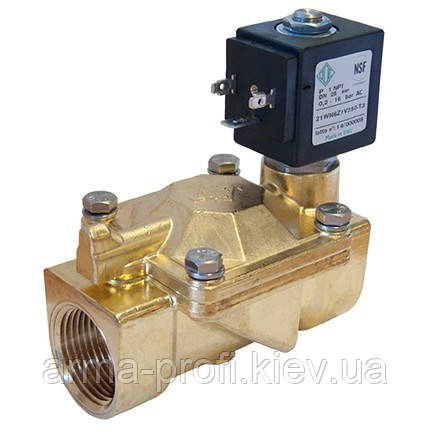 Клапан електромагнітний 21W5KE(V)350 непрямої дії НЗ 2-хід DN 32