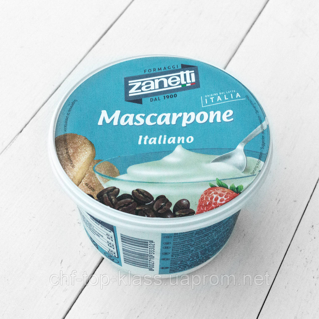 Сир вершковий Маскарпоне 500 г, Mascarpone Zanetti, Італія