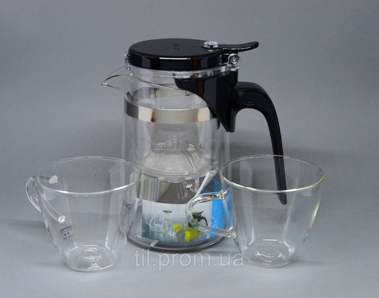 Набор "LIGHTKING" (KAMJOVE): ТиПод - 500 мл. + 2 чашки 150 мл., фото 1