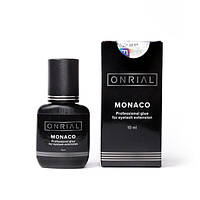 Профессиональный черный клей для наращивания ресниц Monaco, 0,5 сек. 3 мл Onrial