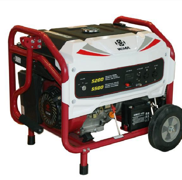 Генератор бензиновий WEIMA WM5500Е White (5.5 кВт, AVR 2018 р. ), фото 1