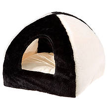 Будиночок хутряний TIPI MEDIUM, SOFT FERPLAST (Ферпласт) для кішок і собак 42*42*36
