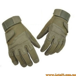 Тактичні армійські рукавички BLACKHAWK для стрільби полювання АТО Зелені - фото 2 - id-p365910143