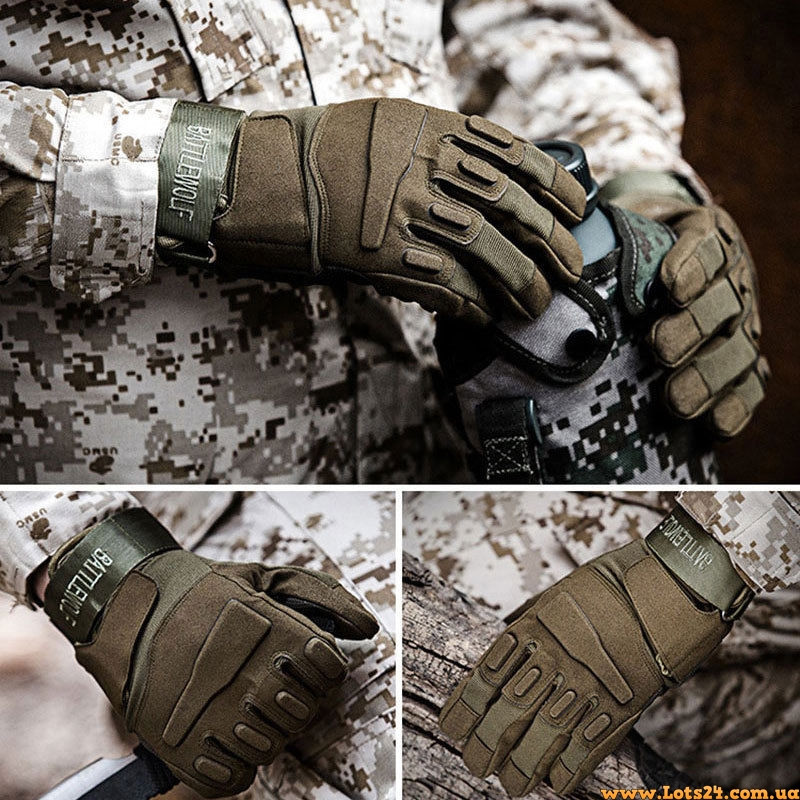Тактичні армійські рукавички BLACKHAWK для стрільби полювання АТО Зелені - фото 1 - id-p365910143
