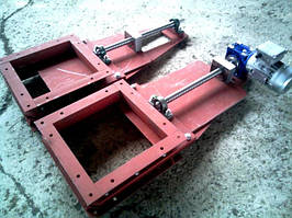 Шиберний ножовий затвор