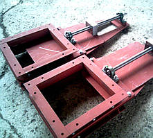 Затвор шиберний, ручний, ножовий 300х300, (ЗШР-300)