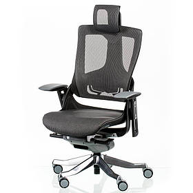 Крісло офісне з підставкою для ніг Wau2 charcoal nеtwork Special4you