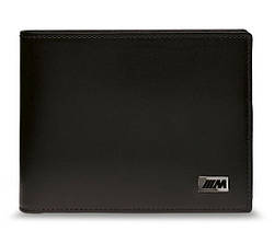 Шкіряне портмоне BMW M Wallet with Coin Compartment Black (80212454761)