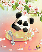 Милашка Панда Схема вишивки бісером