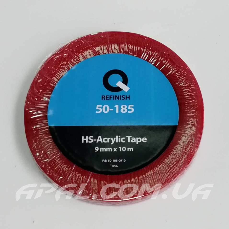Q-Refinish 50-185 Акриловий двосторонній скотч прозорий 9мм х 10м