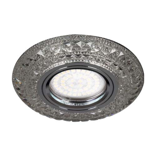 Вбудований світильник Feron CD877 з LED-підсвіткою 4000К прозорий, фото 1