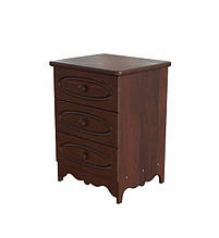 Приліжкова тумба в спальню з натурального дерева ТБ-15 Скіф