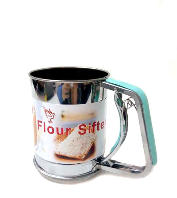 Механічна гуртка сито з подвійним просіюванням SS 13*9.5 см R16433, фото 1