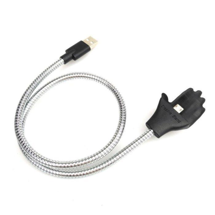 Шнур металевий долоню palms cable Micro Usb, USB, фото 1