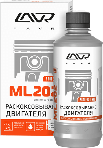 Препарат для раскоксовывания двигателя LAVR ML202, 0,33 л - фото 1 - id-p259144360