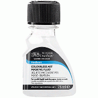 Маскирующая жидкость Winsor & Newton, Colourless Art Masking Fluid Бесцветная, 75мл 3021761