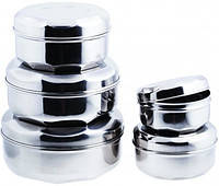 Набір з 5 сталевих судочків Empire EM-1918