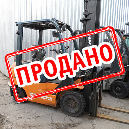 Дизельний вилковий навантажувач Toyota 7FD18 бу, фото 1