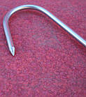Гачок із неіржавкої сталі для м'яса, риби D-6 мм "Вісімка" для труби 40 мм., фото 2
