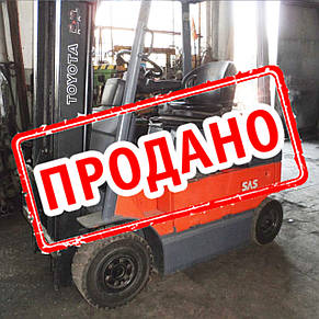 Електричний вилковий навантажувач Toyota 7FBMF16 бу, фото 1