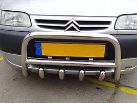 Кенгурятник QT006 (нерж.) - Citroen Berlingo 1996-2008 рр.