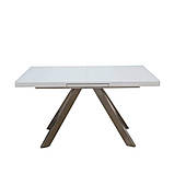 Розсувний стіл Кемел Т-910 140/180, білий мат, фото 3