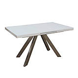 Розсувний стіл Кемел Т-910 140/180, білий мат, фото 2