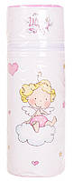 Термоконтейнер Ceba Baby Standard 63*63*225мм Little Angel білий-рожевий (янголятко)