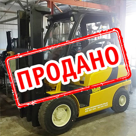 Газовий вилковий навантажувач 3 тонни Yale GLP30VX б/у, фото 1
