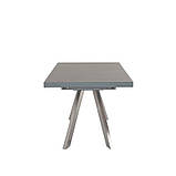 Розсувний стіл Кемел Т-910 140/180, світло-сірий мат, фото 4