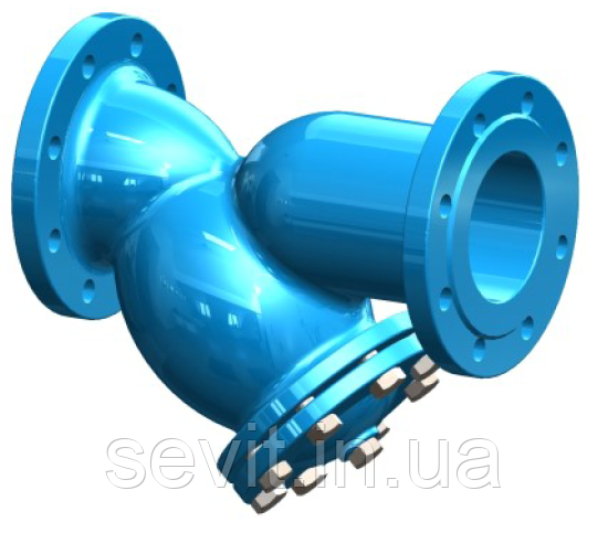 Фільтр осадовий фланцевий тип "У" T.I.S service (Італія) G032 TIS1 EP DN500 PN16 (ДУ500 РУ16) ТІС, фото 1