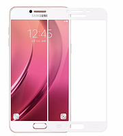 Защитное стекло для Samsung J730 Galaxy J7 (2017) (0.3 мм, 3D, с олеофобным покрытием) цвет белый