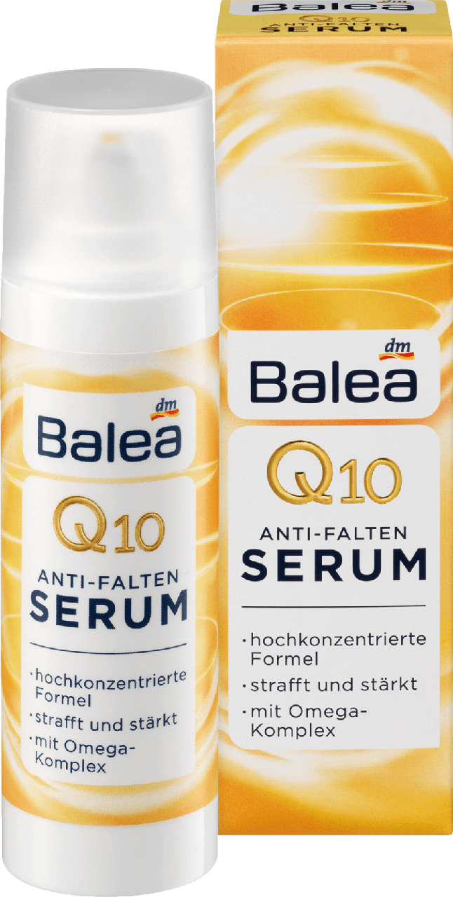 Сироватка проти зморшок Balea Q10 Anti-Falten Serum, 30 мл.