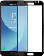 Защитное стекло для Samsung J730 Galaxy J7 (2017) (0.3 мм, 3D, с олеофобным покрытием) цвет черный