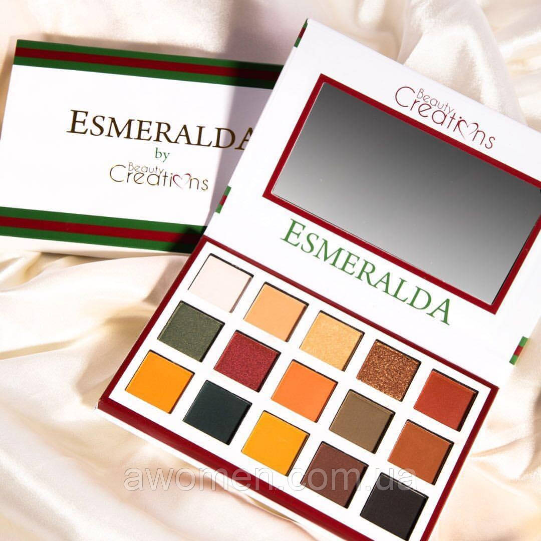 Тіні для повік Beauty Creations ESMERALDA PALETTE No 1