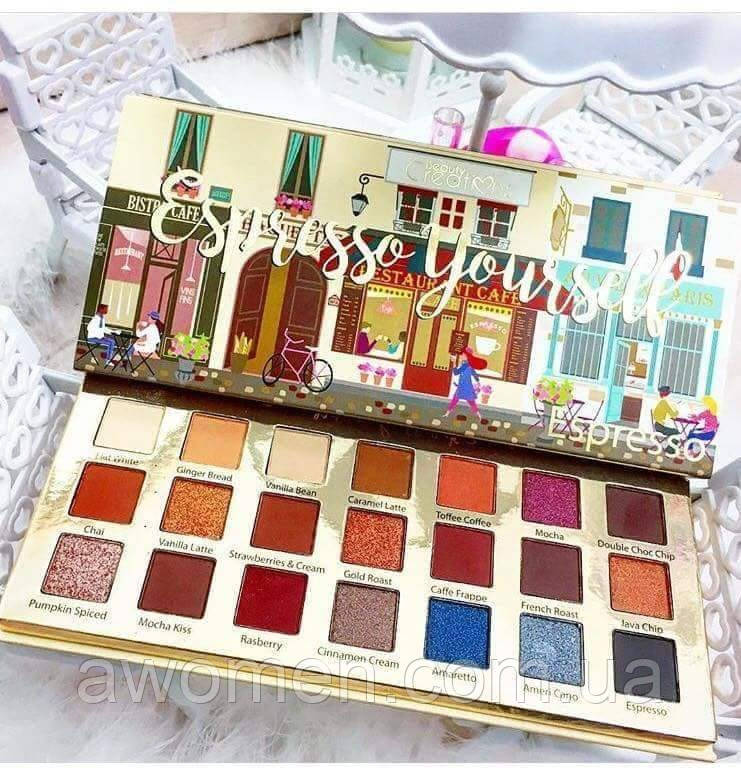 Тіні для повік Beauty Creations ESPRESSO YOURSELF PALETTE, фото 1