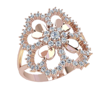 Кільце жіноче з камінчиками