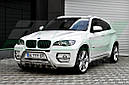 Кенгурятник (нерж.) - BMW X6 E-71 2008-2014 рр., фото 4