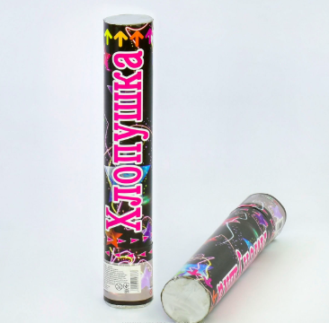 Бум! Хлопушка з Конфетті 15 см новорічна