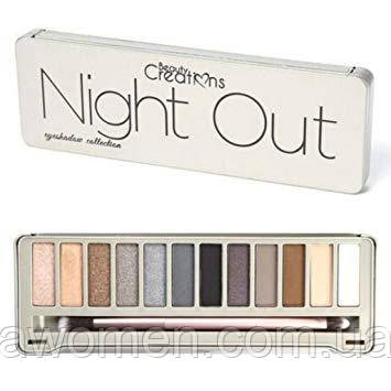 Тени для век Beauty Creations NIGHT OUT EYESHADOW PALETTE