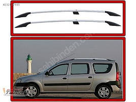 Рейлінги Хром Туреччина - Renault Logan MCV 2008-2013 Чавунні ніжки