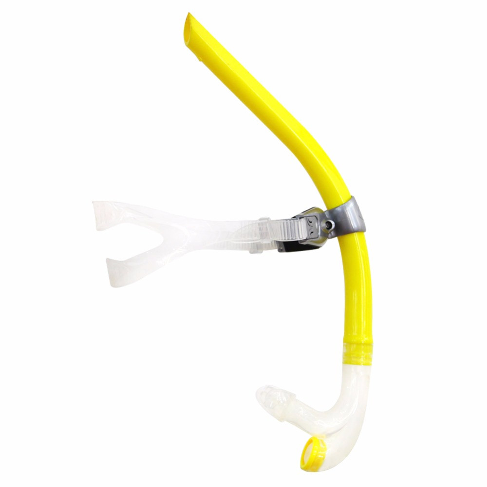 Трубка налобна для плавання в басейні і для підводного плавання (жовта), фото 1
